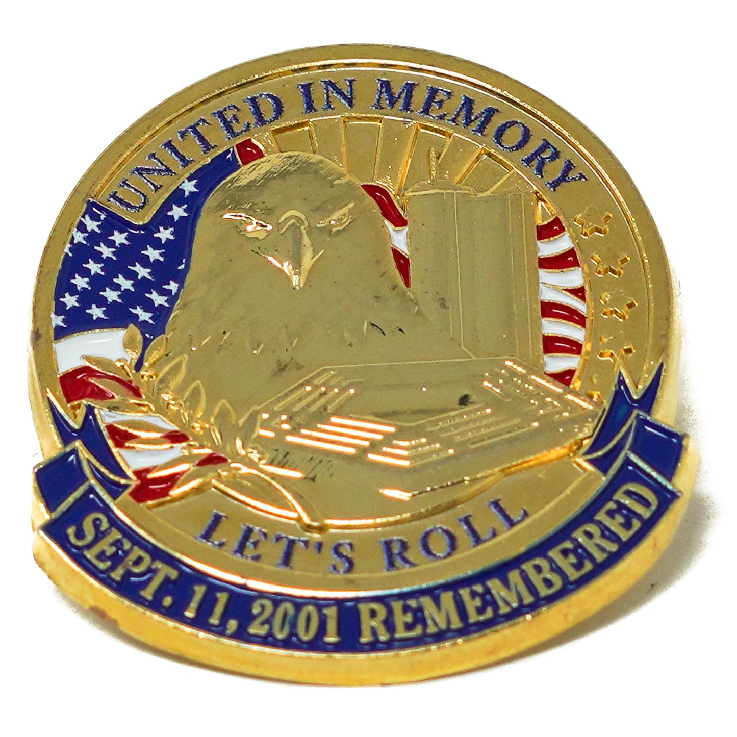 9/11 'United in Memory' Collectable Lapel Pin