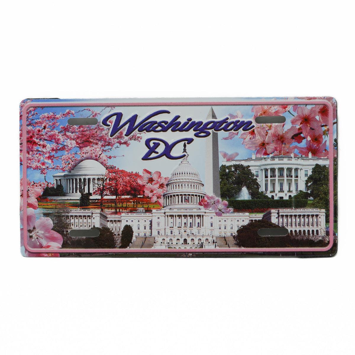 Cherry Blossom License Plate Magnet