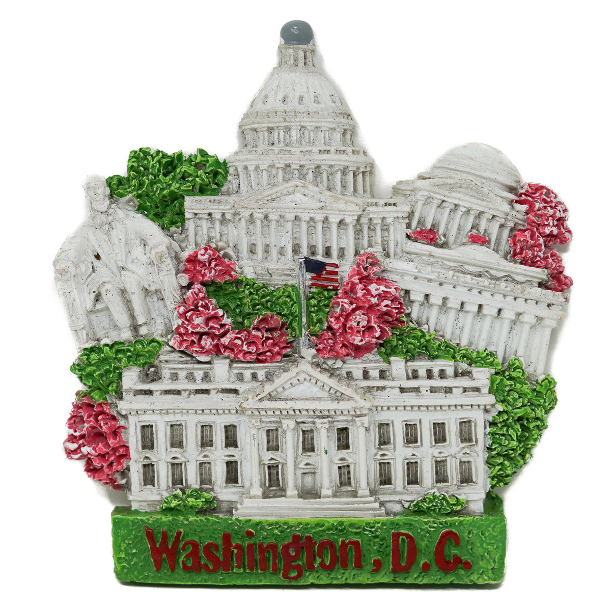 Freeform Ceramic Washington DC Magnet