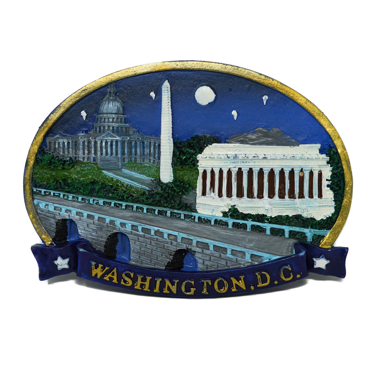 Ceramic DC at Night Magnet