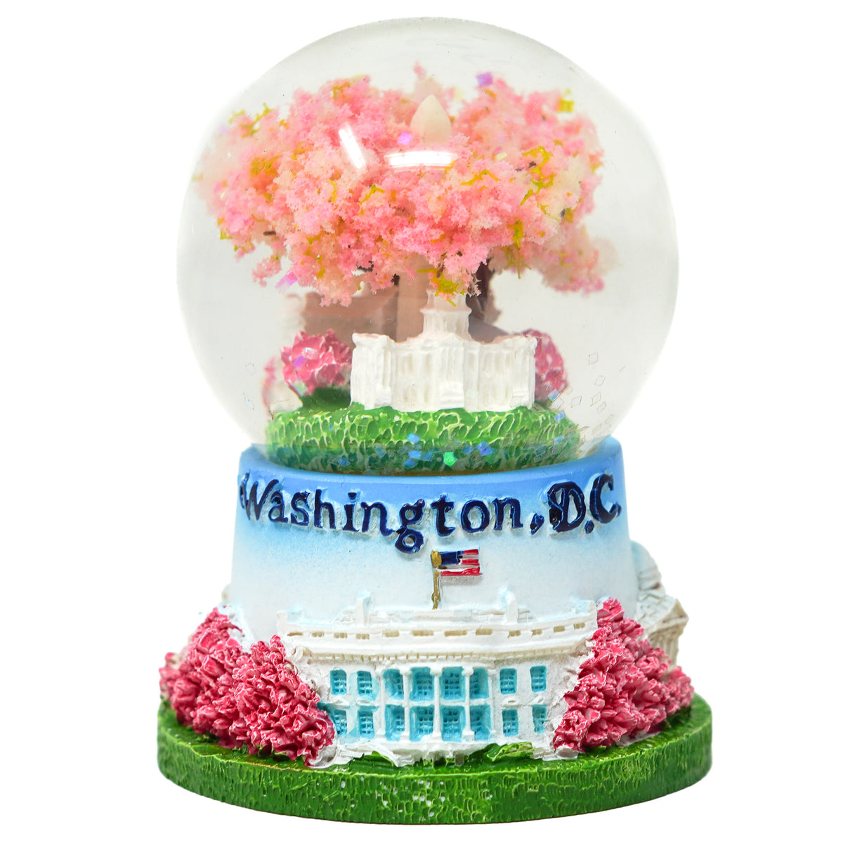 Washington DC Cherry Blossom Snow Globe – I Love DC Gifts