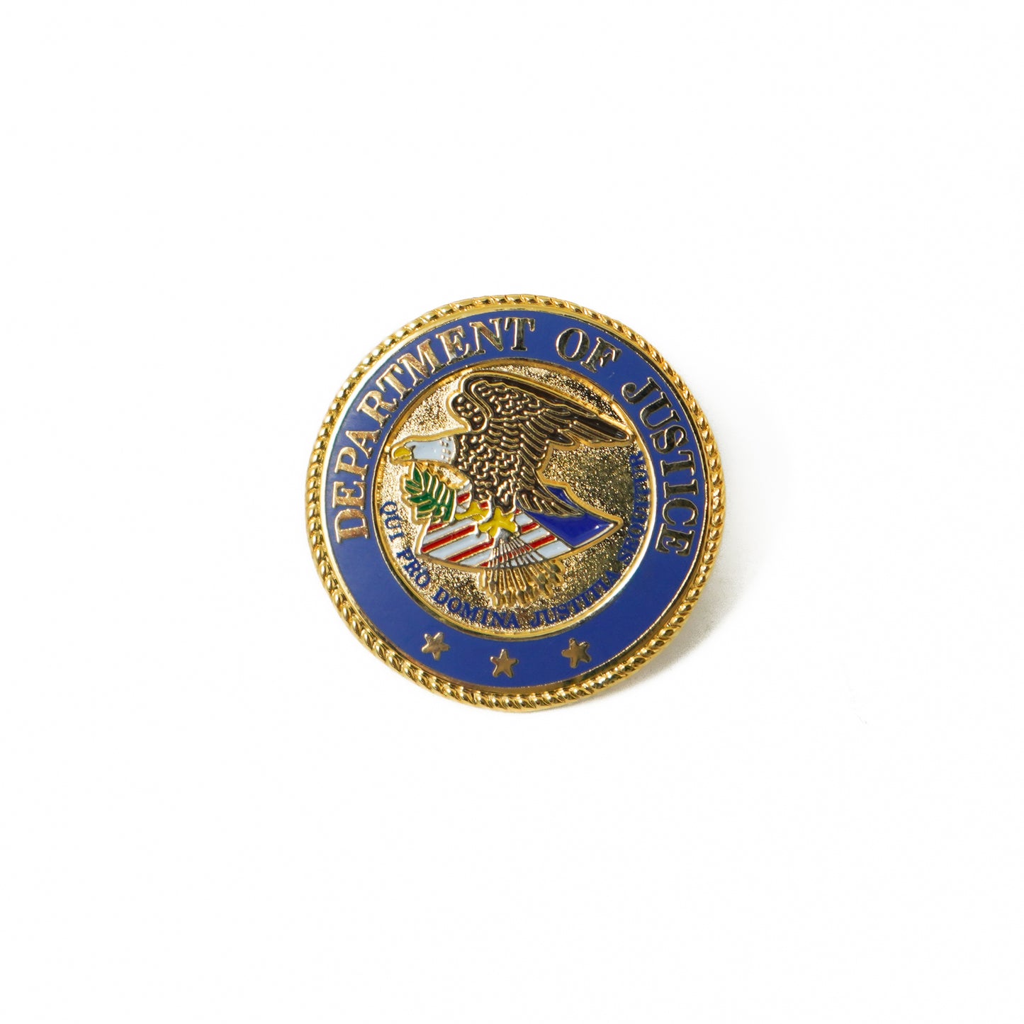 Department of Justice Lapel Pin