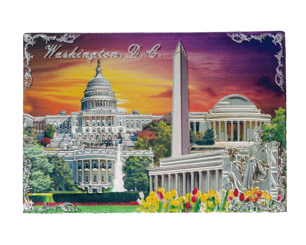 Washington DC Sunset Fridge Magnet