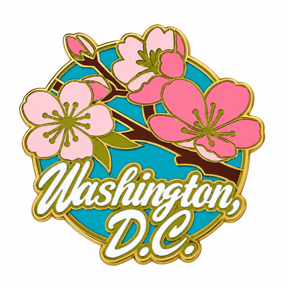 Cherry Blossom Lapel Pin