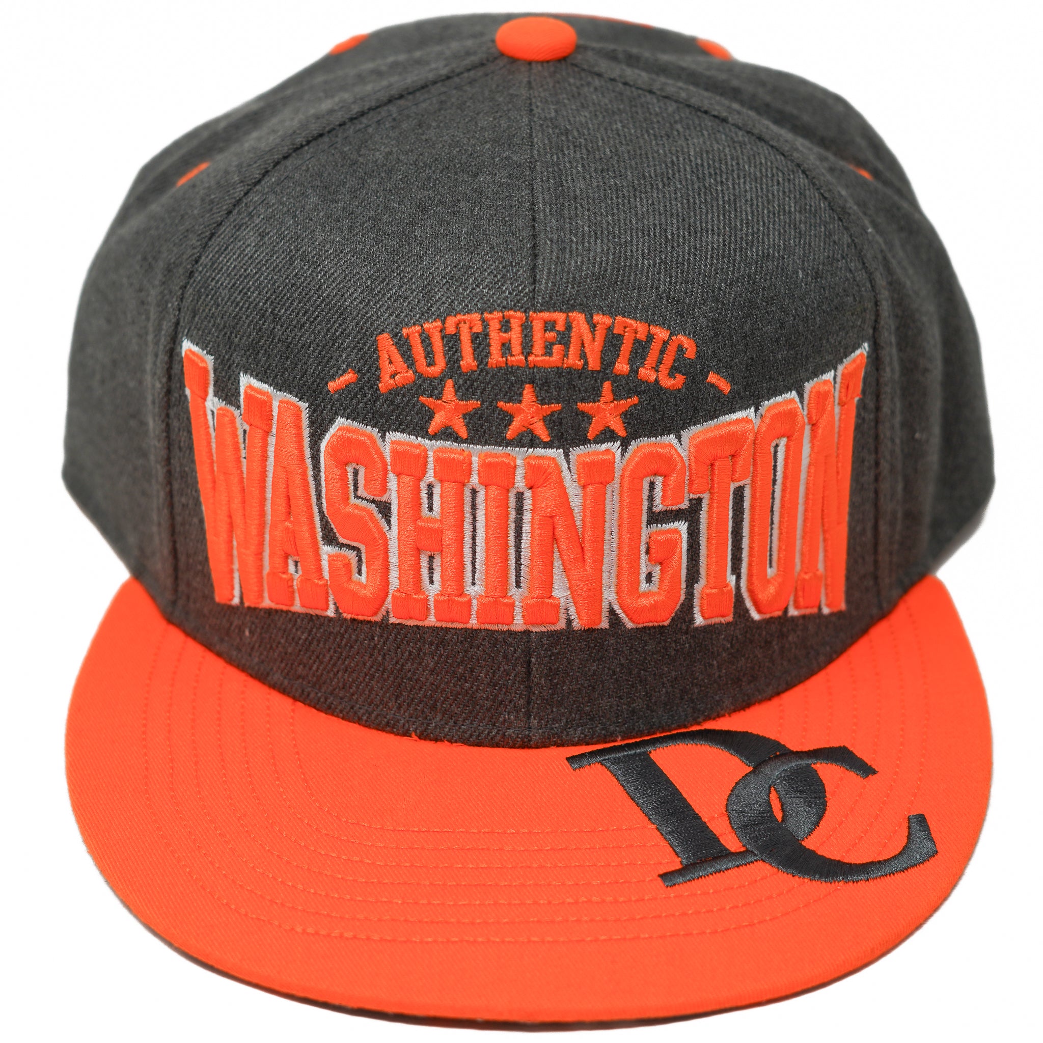 Washington DC Stretched Text Snapback
