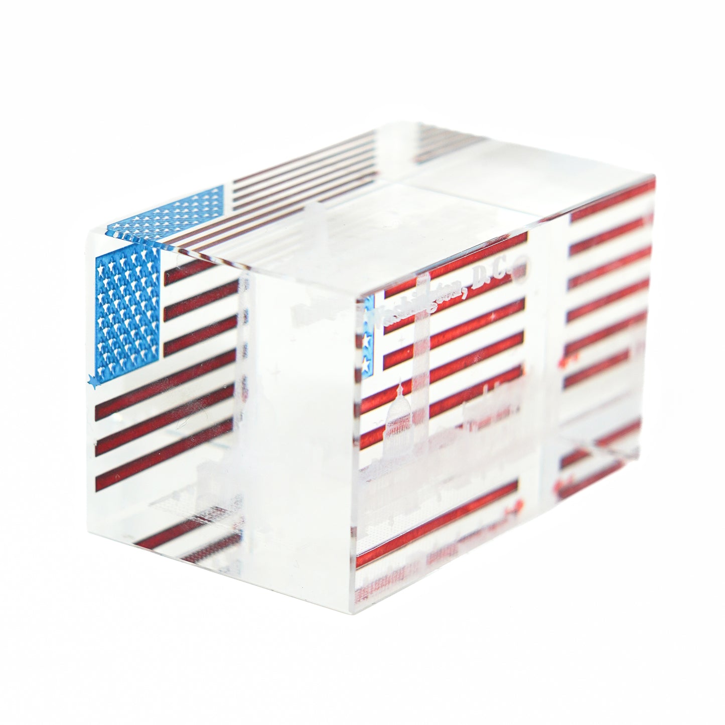 Washington DC Rectangular Crystal