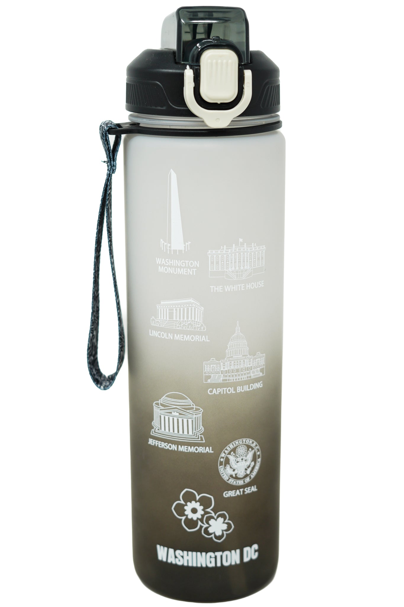 Ombre Washington D.C. Water Bottle (Multiple Colors)