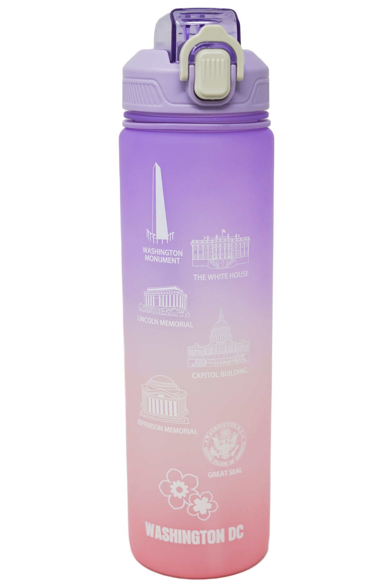 Ombre Washington D.C. Water Bottle (Multiple Colors)