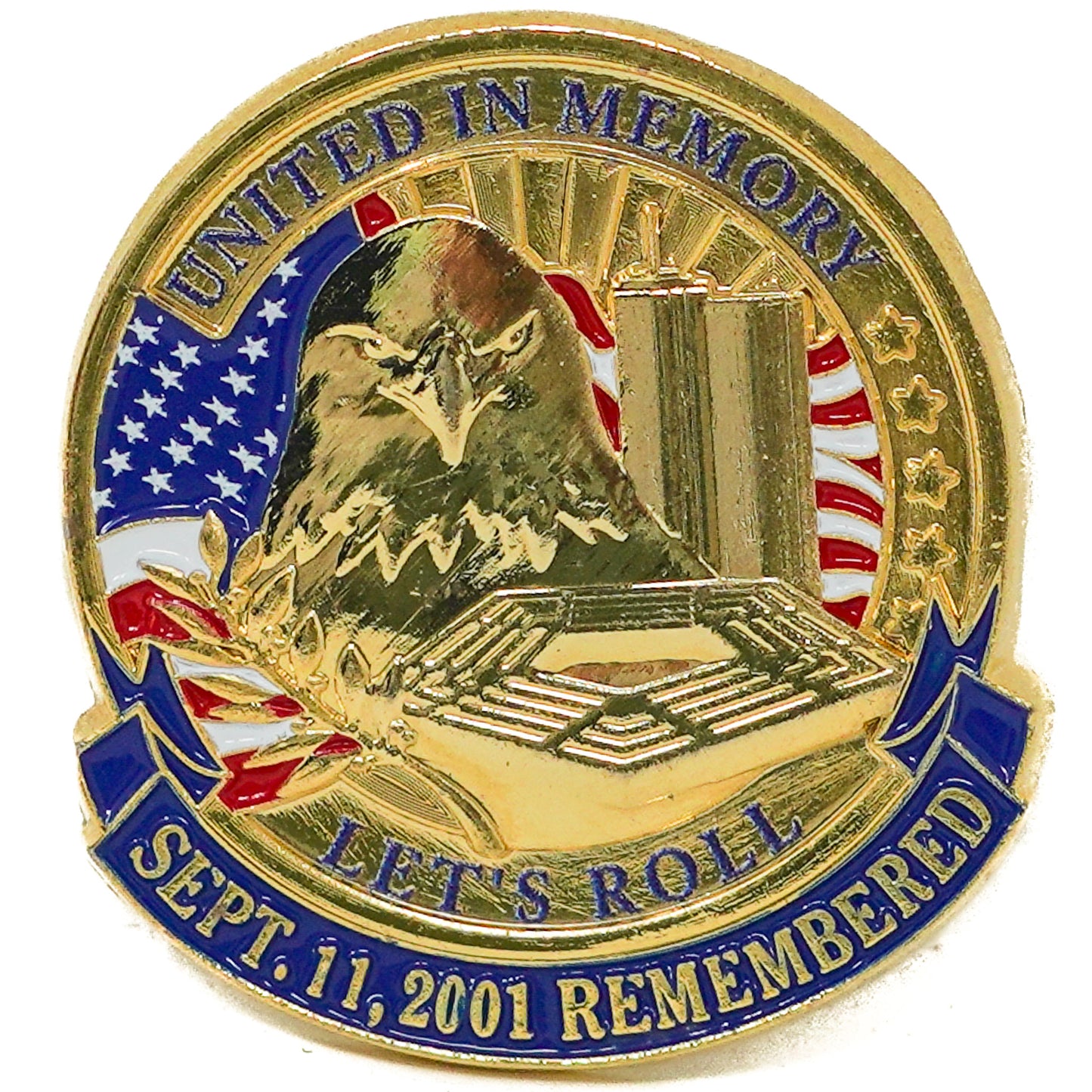9/11 'United in Memory' Collectable Lapel Pin