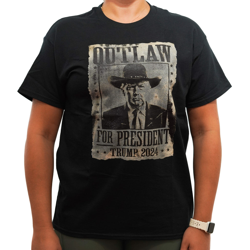 OUTLAW Trump For President 2024 T-Shirt