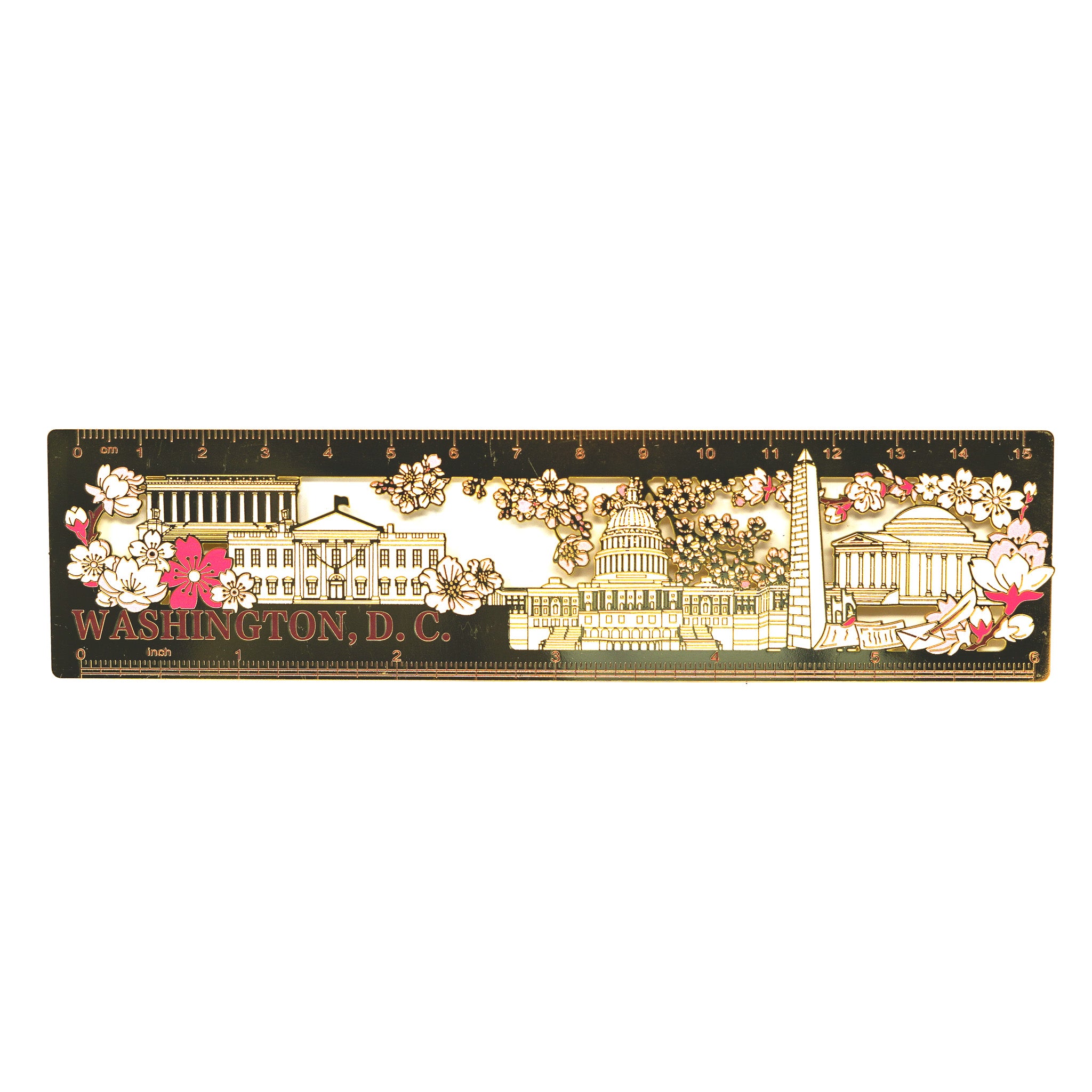Washington DC Cherry Blossom 6in Ruler
