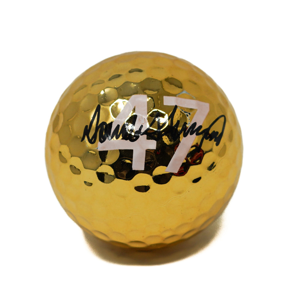 Trump Gold Golf Ball
