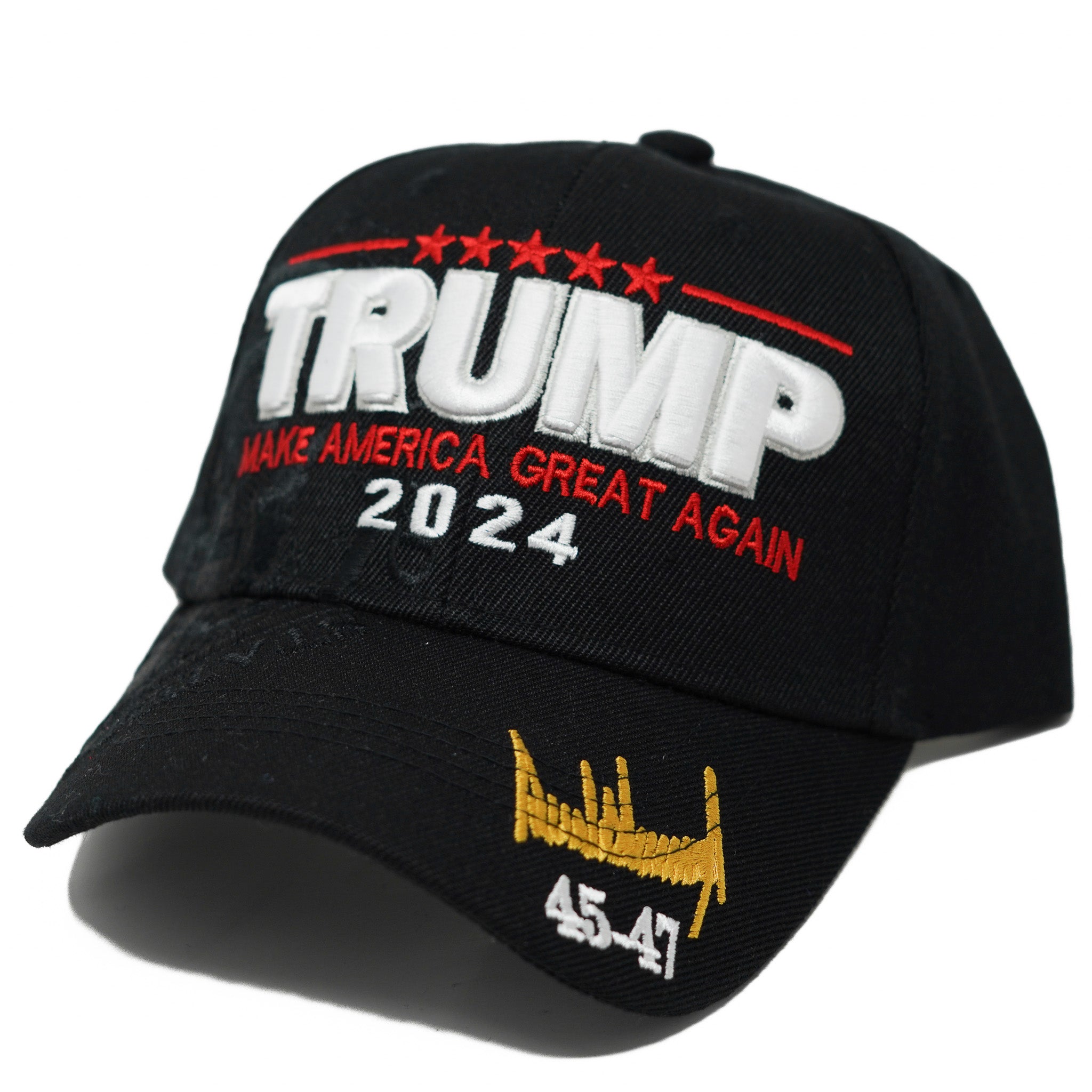 Trump 45-47 Make America Great Again Cap (Multiple Colors)