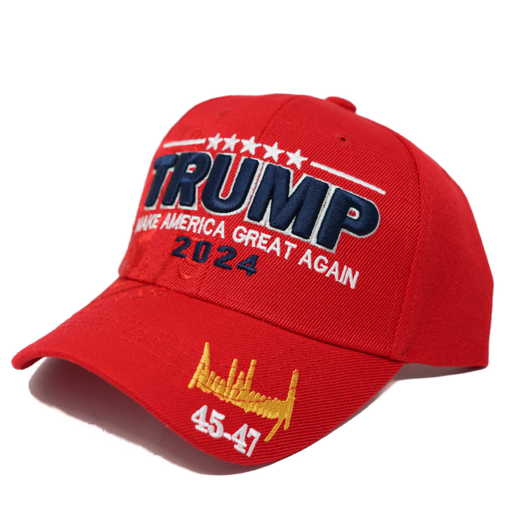 Trump 45-47 Make America Great Again Cap (Multiple Colors)