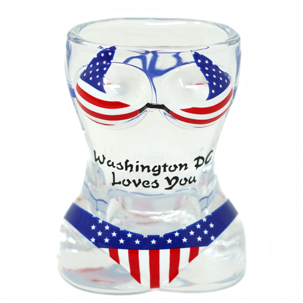 Washington D.C. USA Bikini Shot Glass