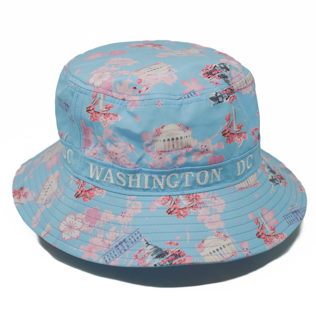 Washington D.C. Cherry Blossom Bucket Hat