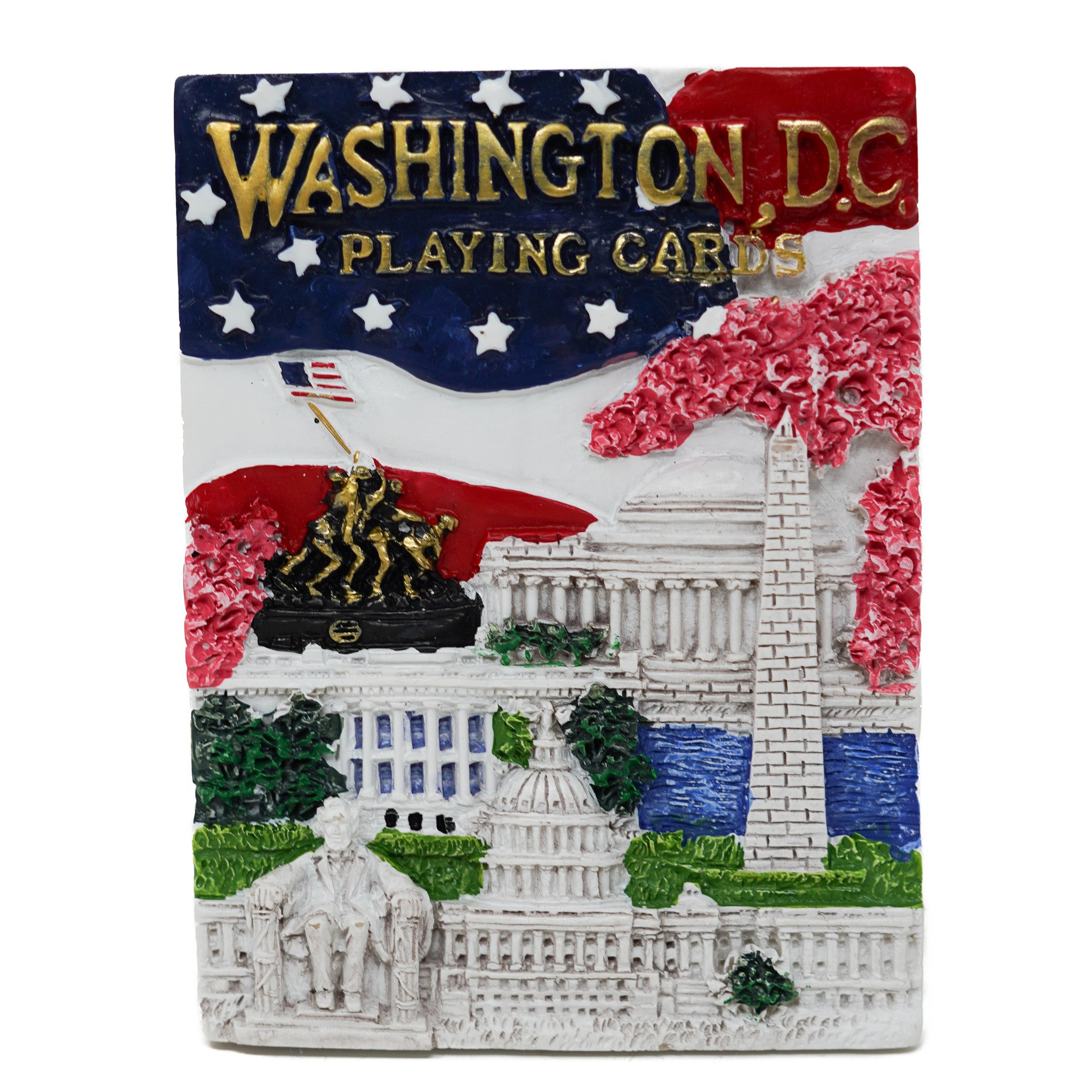Ceramic Panoramic Washington DC Magnets (Multiple Styles)