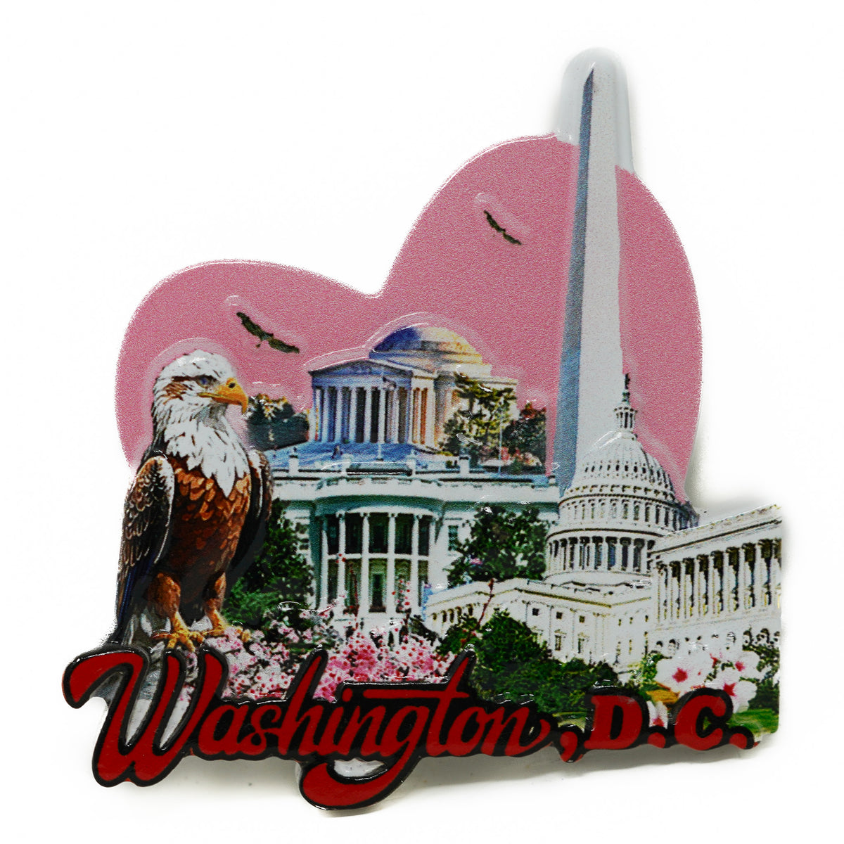 Washington D.C. Heart Magnet