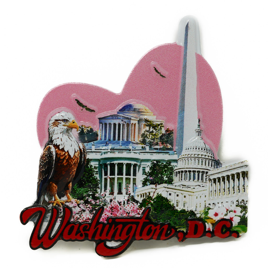 Washington D.C. Heart Magnet