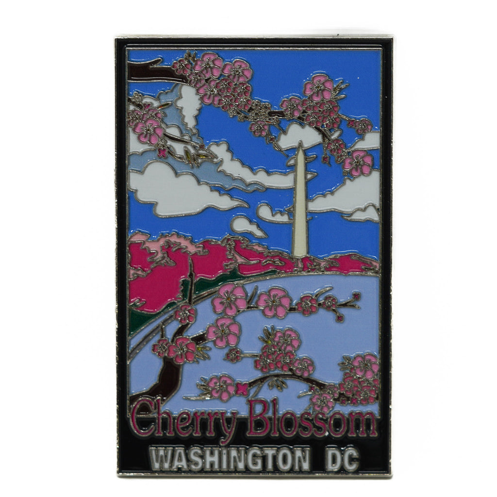 Metal Cherry Blossom D.C. Magnet