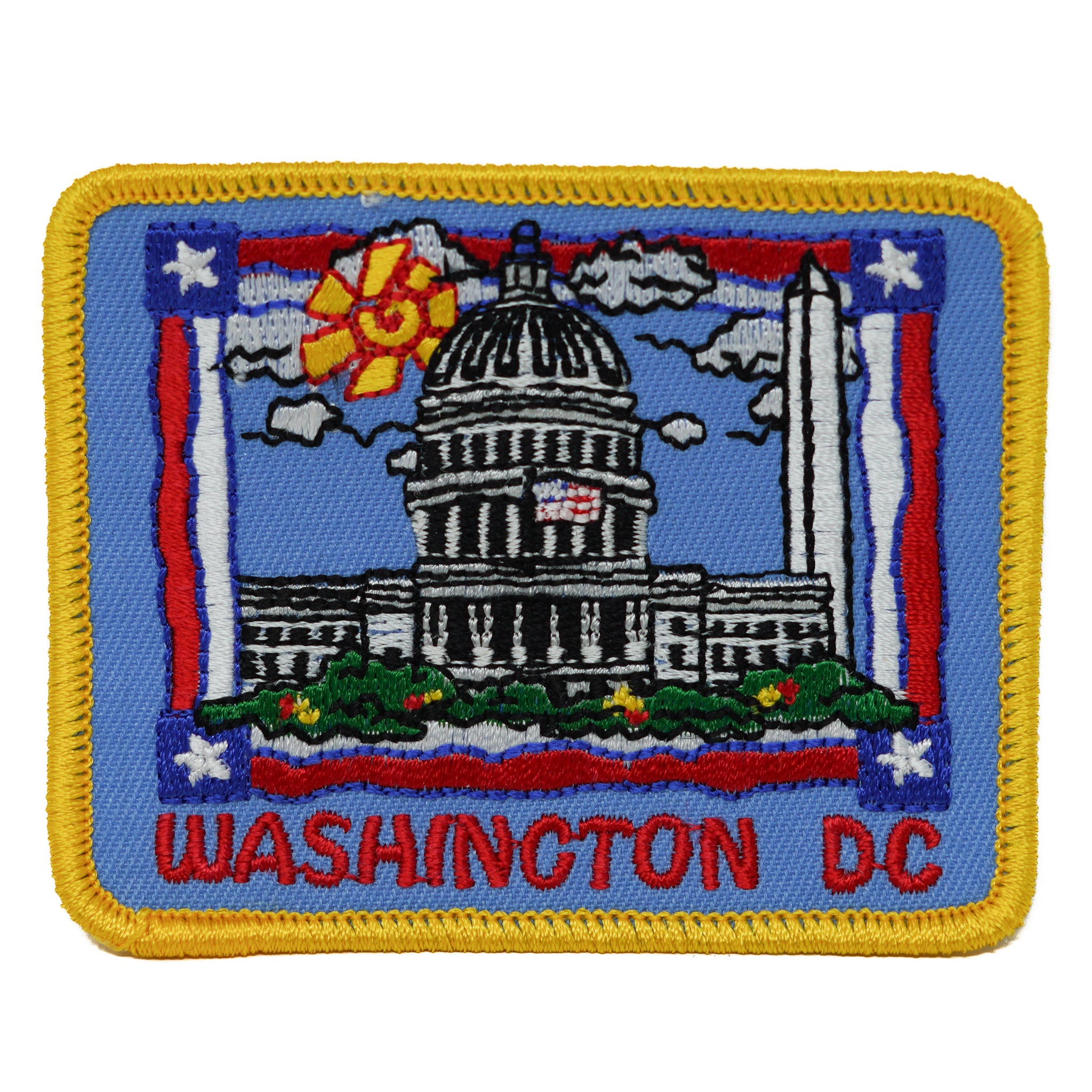 Washington D.C. Capitol Iron-On Patch