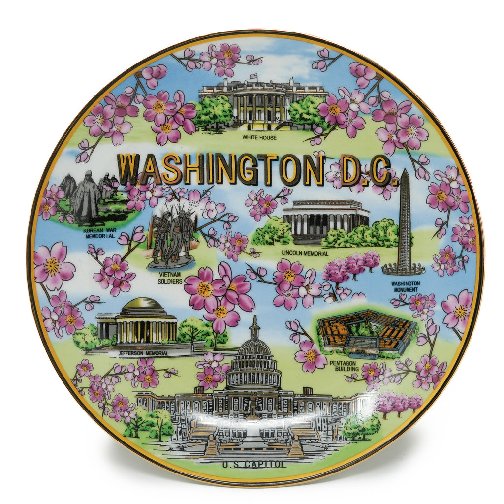 Washington D.C. Ceramic Souvenir Plate