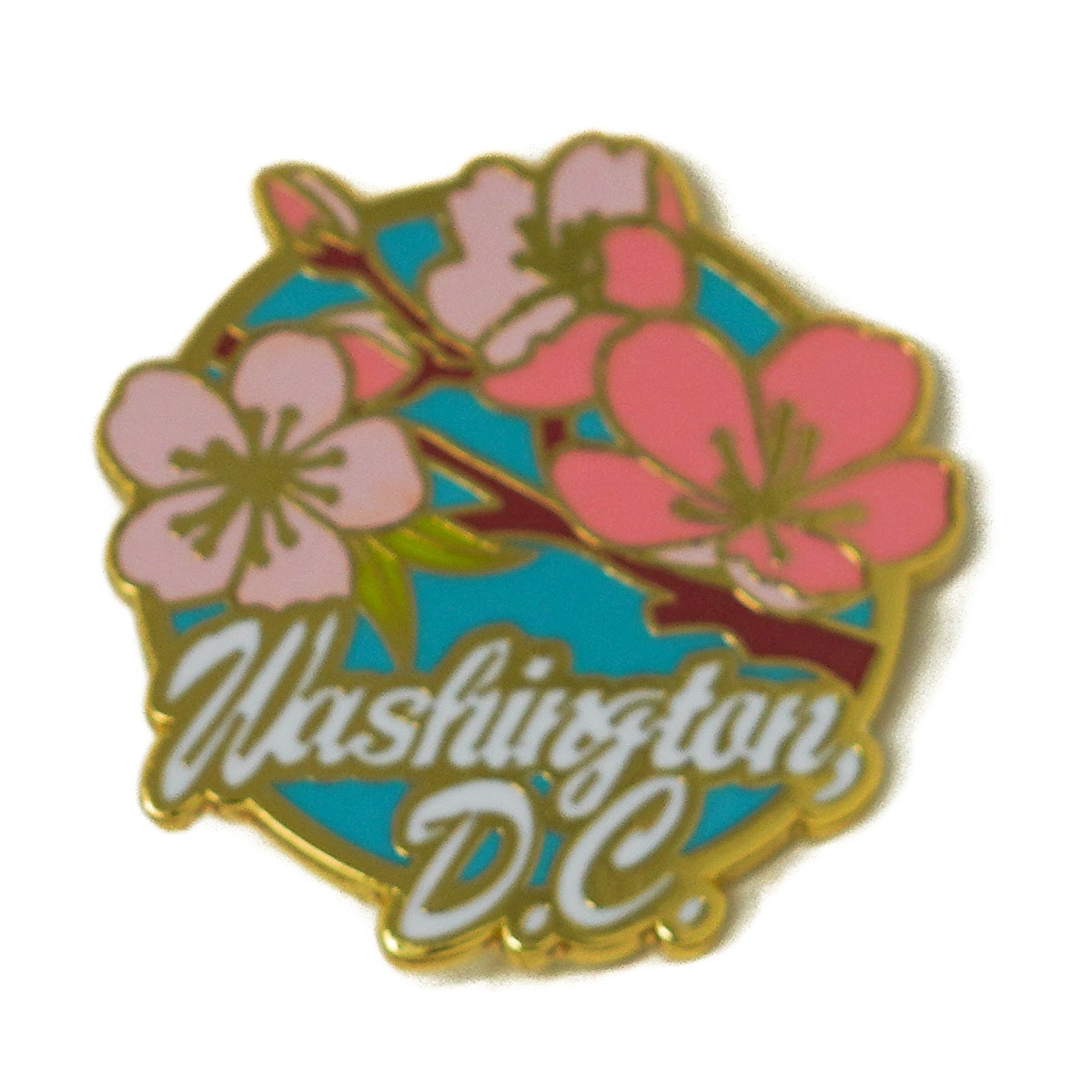 Cherry Blossom Flower Lapel Pins (Multiple Styles)