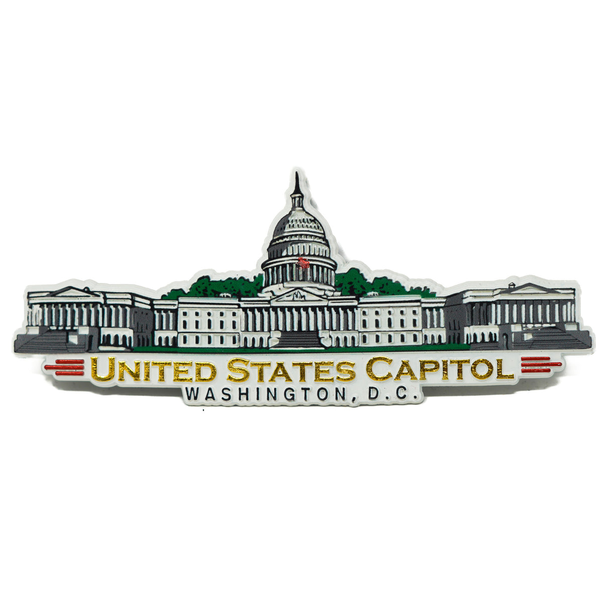 The US Capitol Resin Fridge Magnet