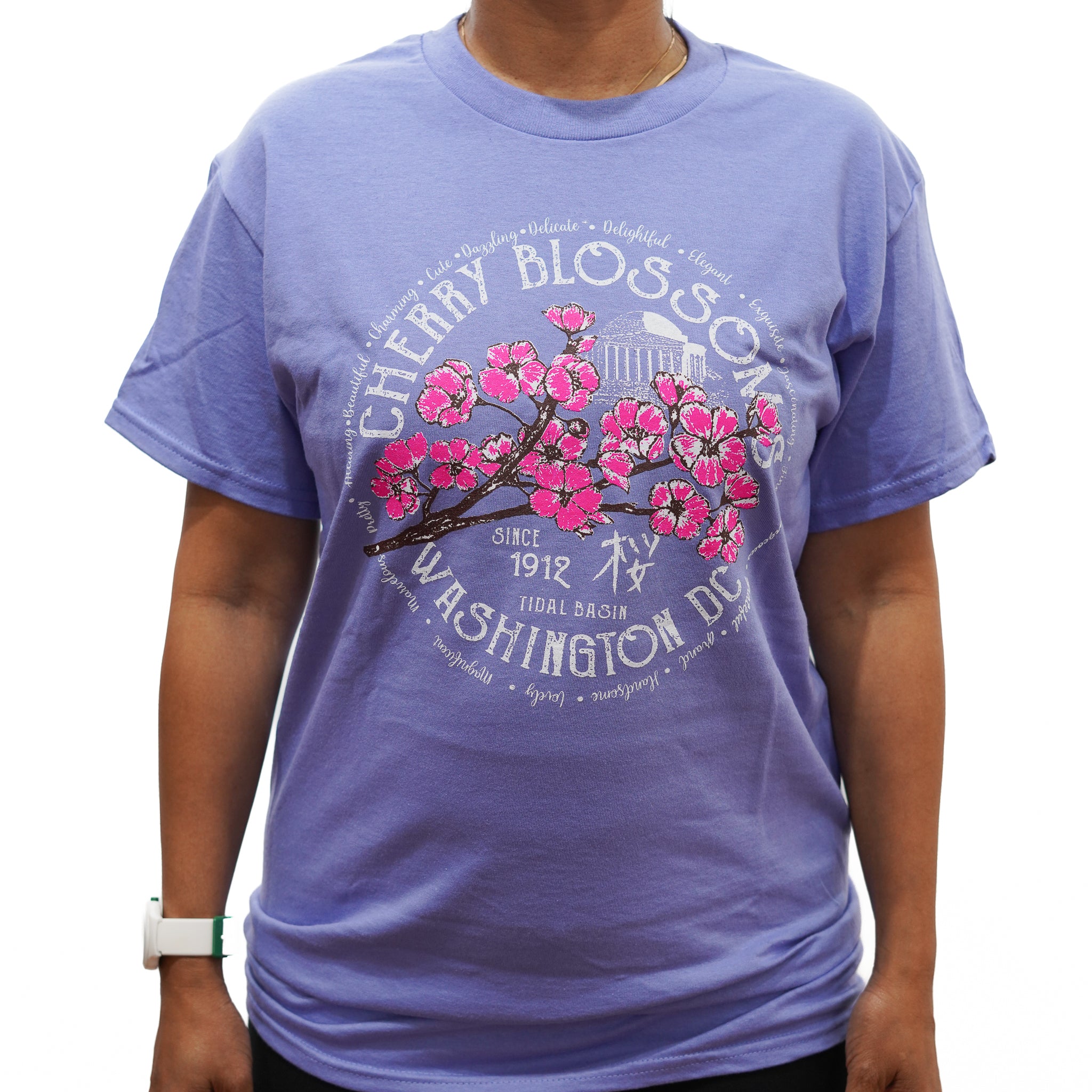 Washington DC Round Cherry Blossom T-Shirt