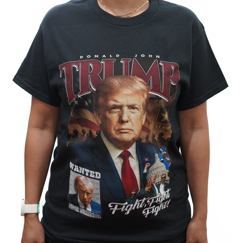 Never Surrender Trump Graphic T-Shirt (2 Styles)