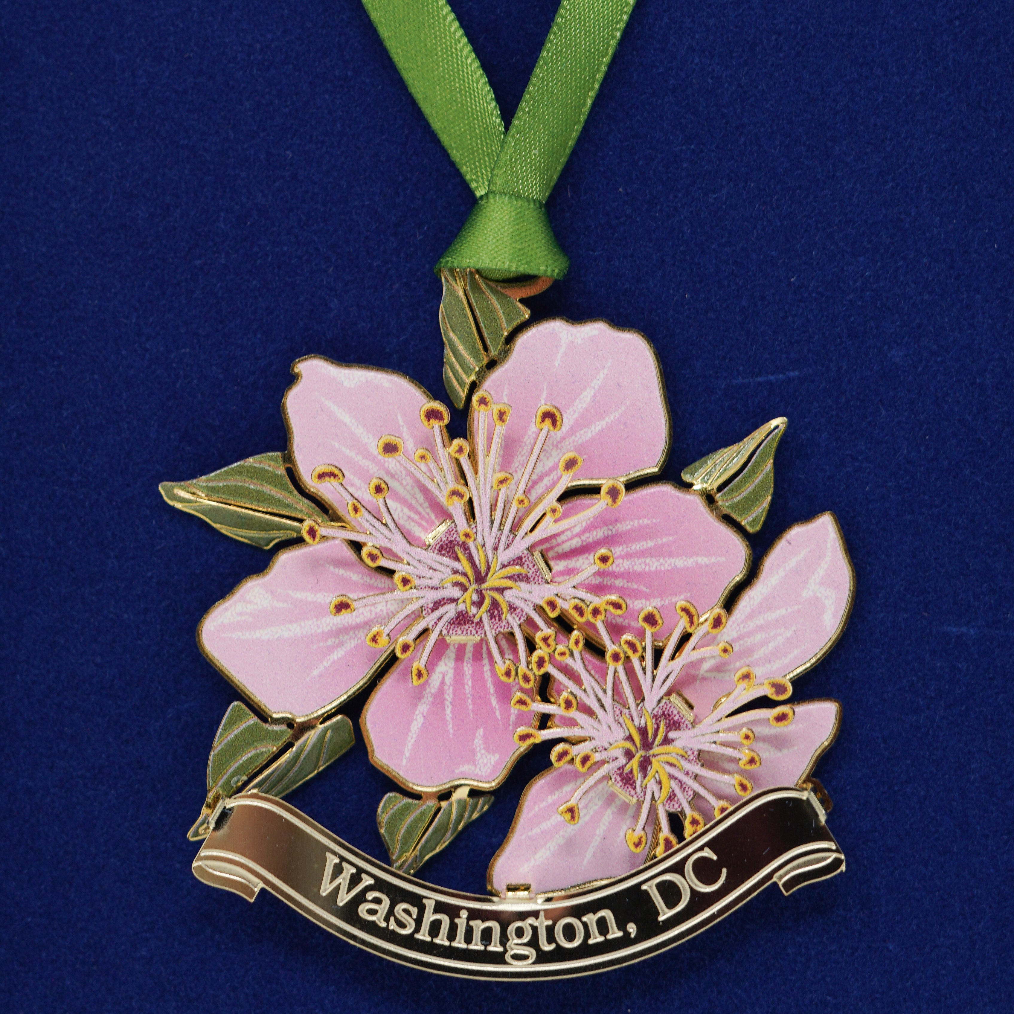 Washington D.C. Cherry Blossom Christmas Ornament