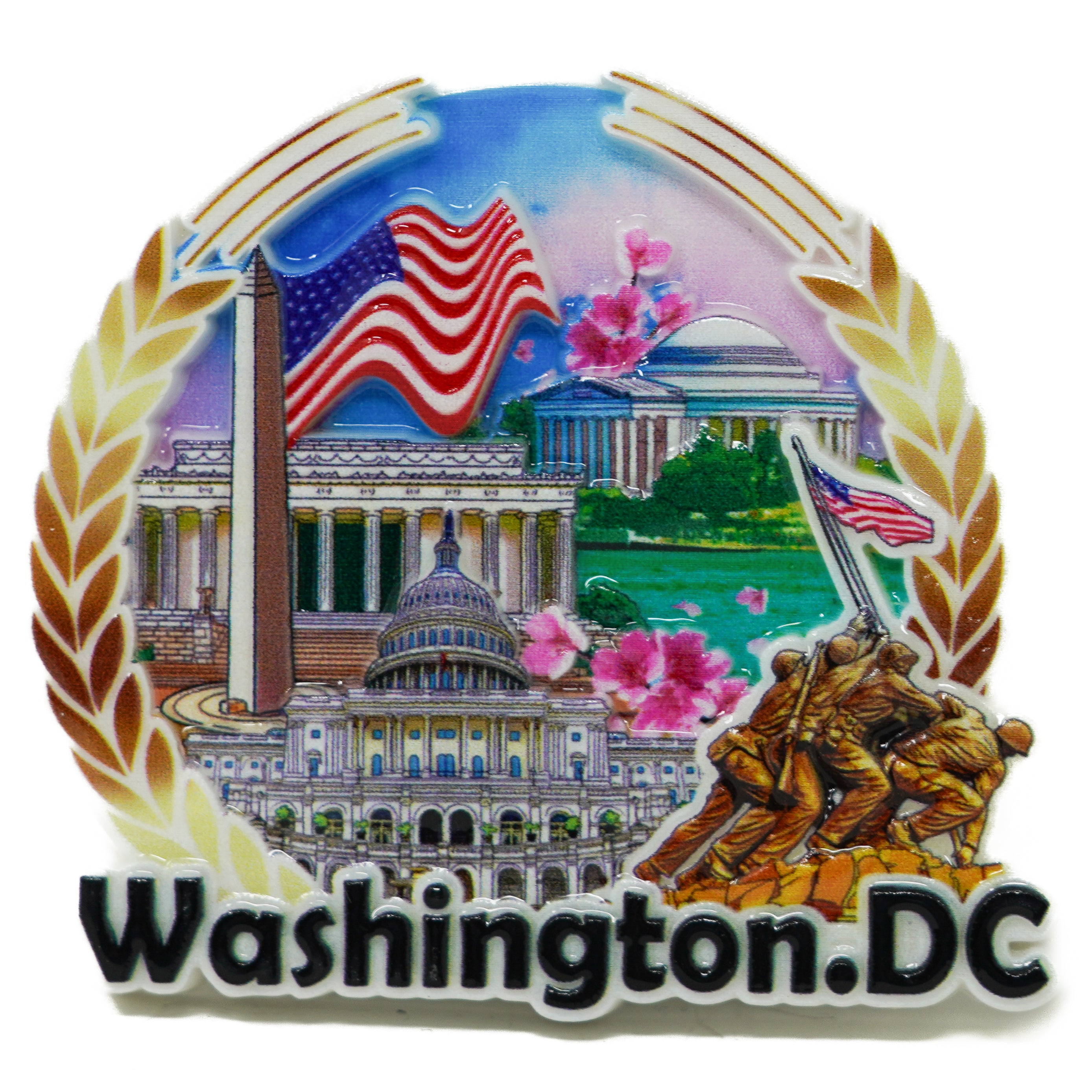 Washington D.C. Ceramic Magnet