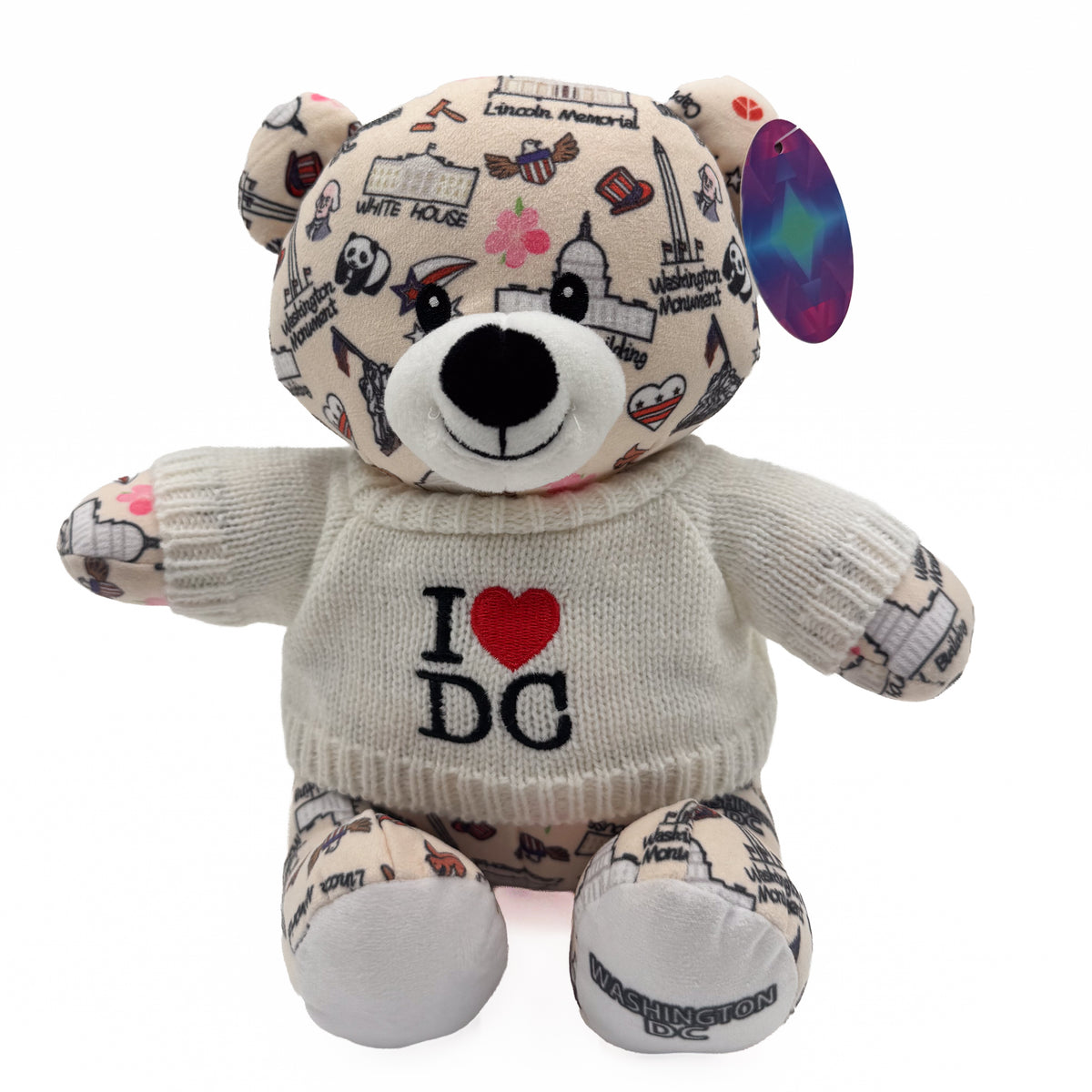 I Love DC Teddy Bear