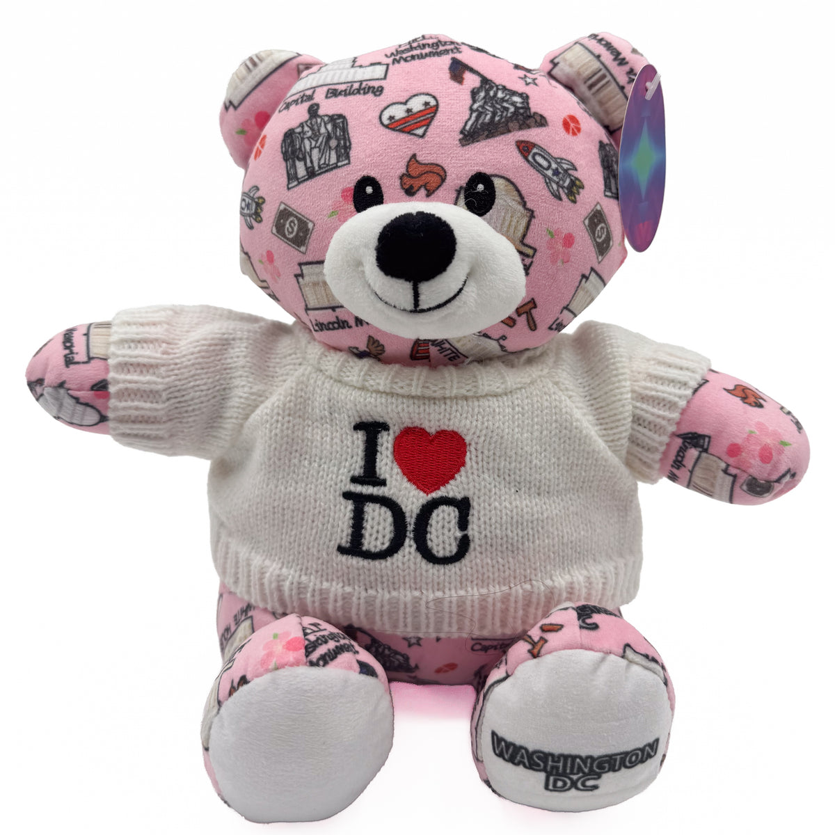 I Love DC Teddy Bear