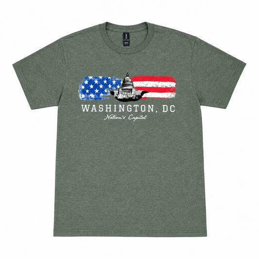 Washington DC USA Flag T-Shirt