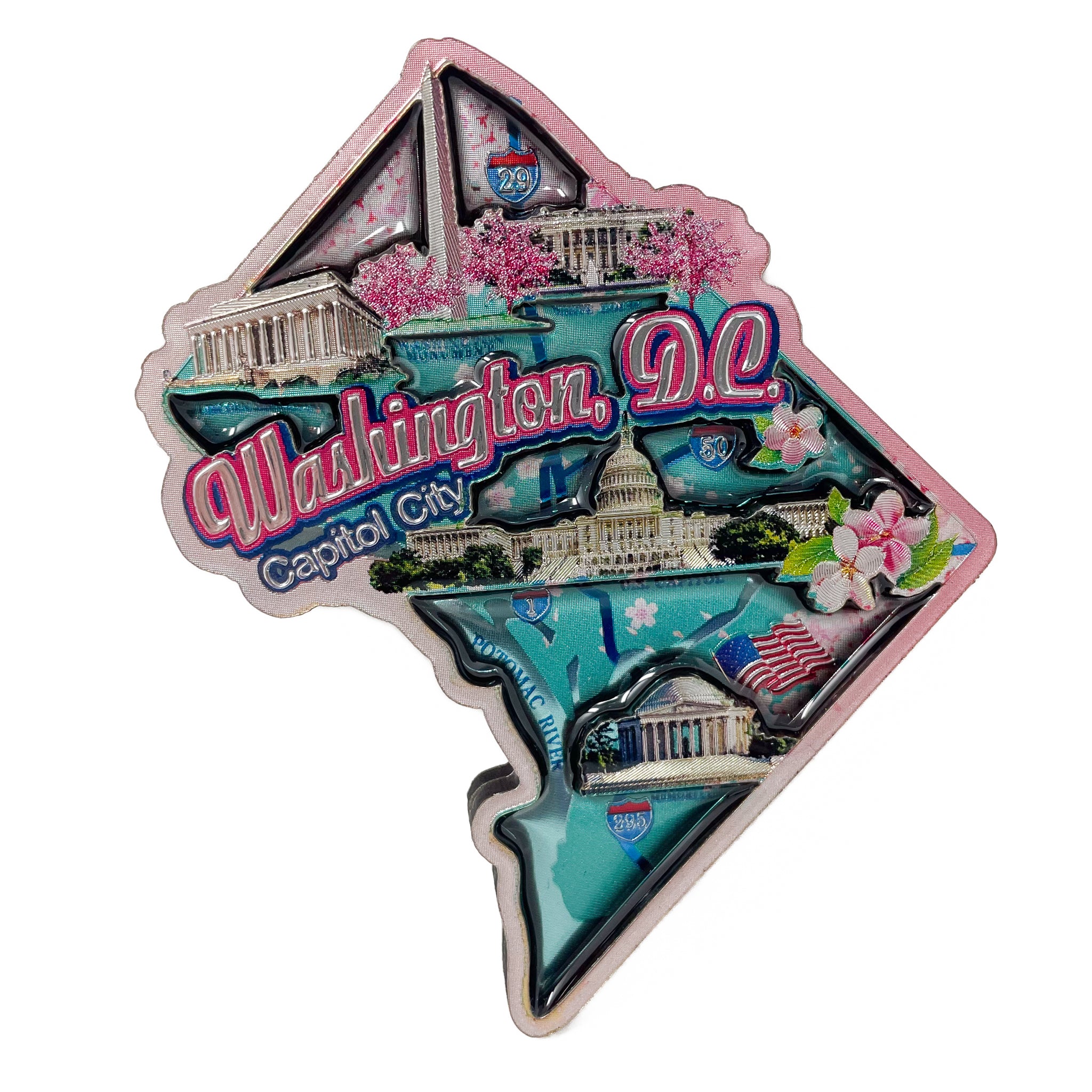 Washington DC Shaped Magnet