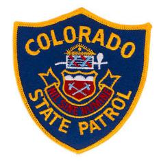 Colorado State Police Embroidered Patch