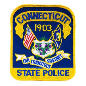 Connecticut State Police Embroidered Patch
