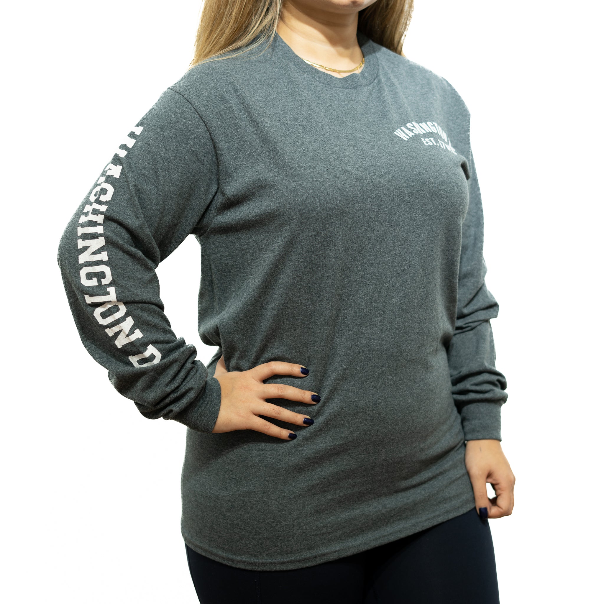 Washington DC Long Sleeve T-Shirt (Multiple Colors)