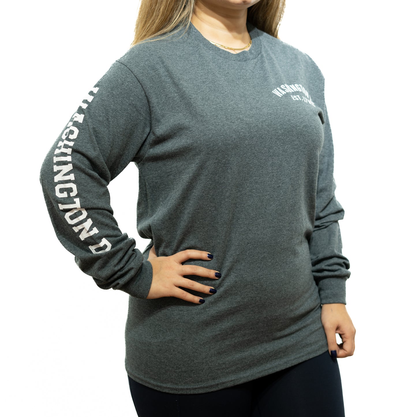 Washington DC Long Sleeve T-Shirt (Multiple Colors)