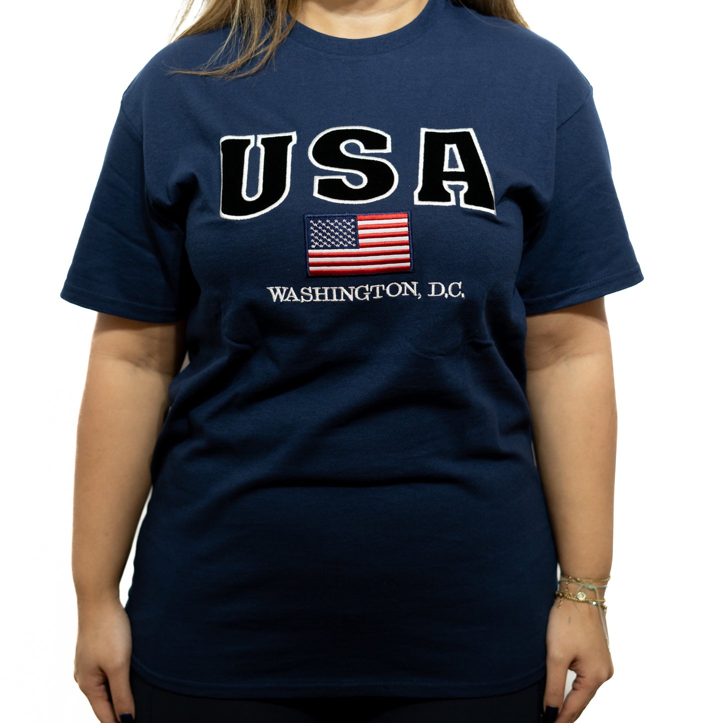 USA Embroidery T-shirt (4 Colors)