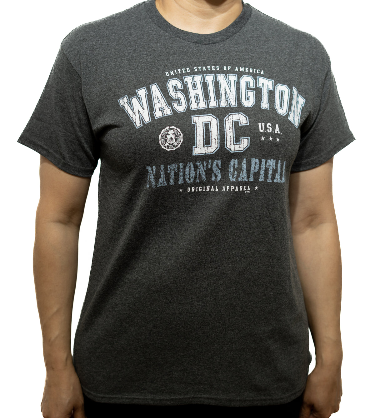 Washington DC Authentic Stamp T-Shirt – I Love DC Gifts