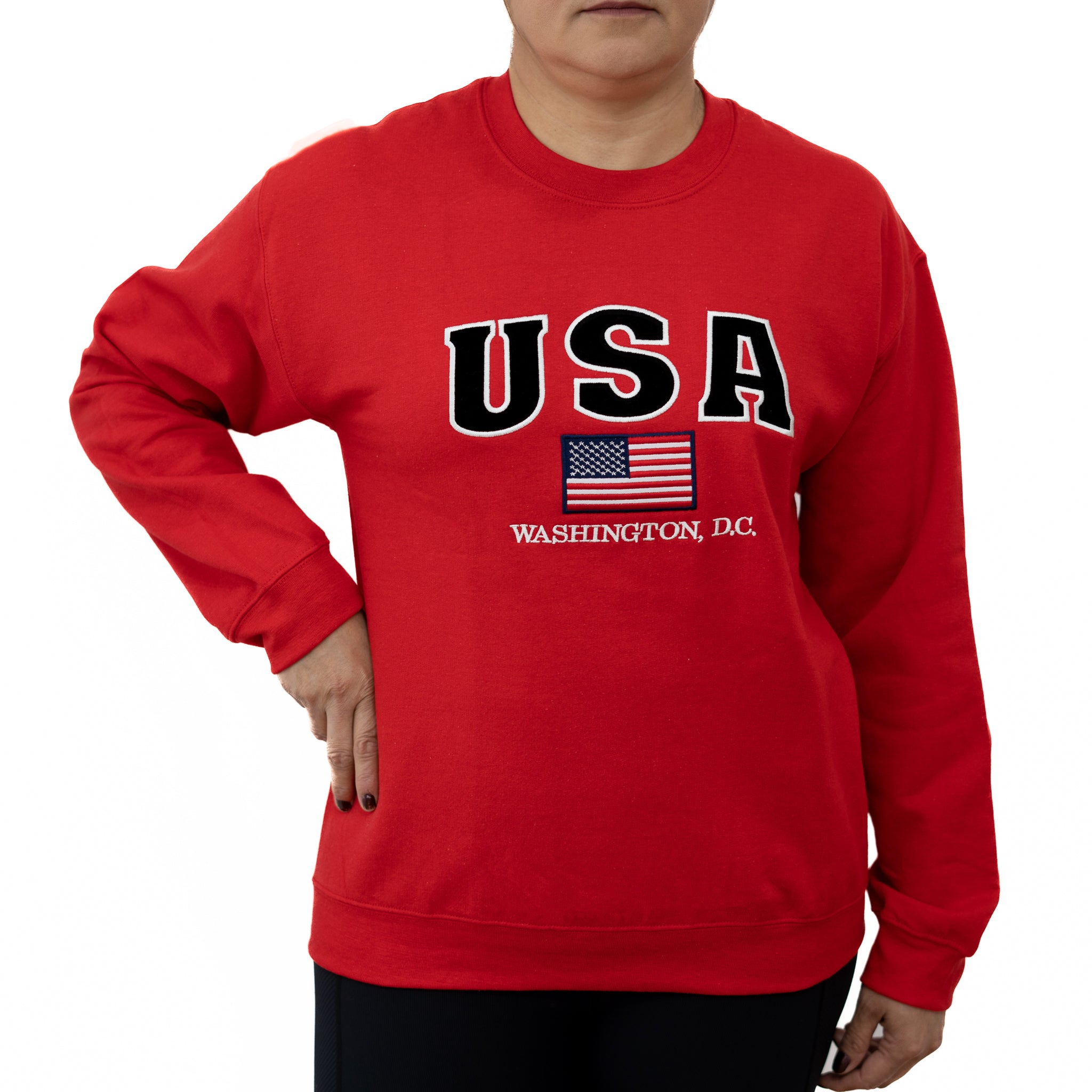 USA Embroidered Crewneck (3 Colors)