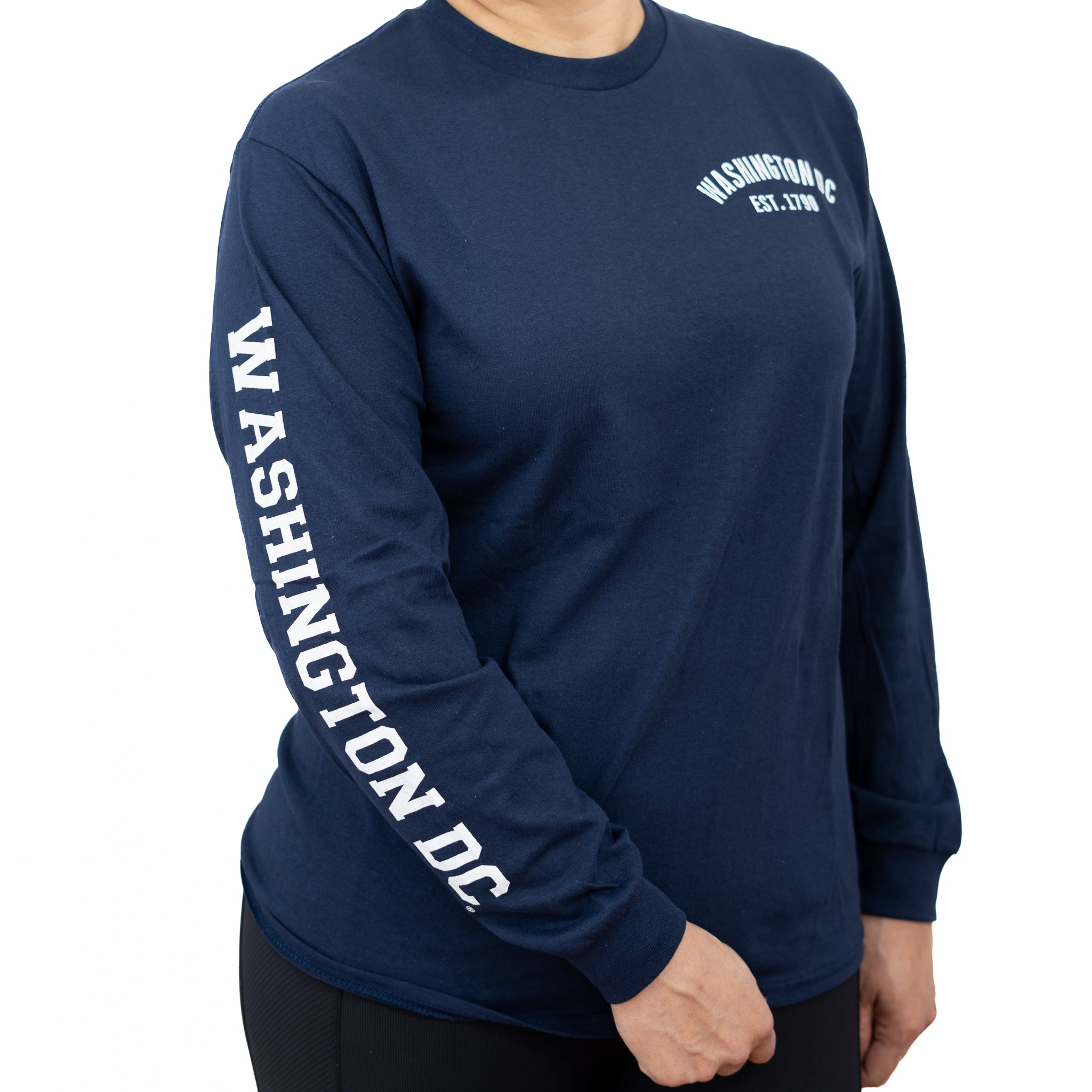 Washington DC Long Sleeve T-Shirt (Multiple Colors)