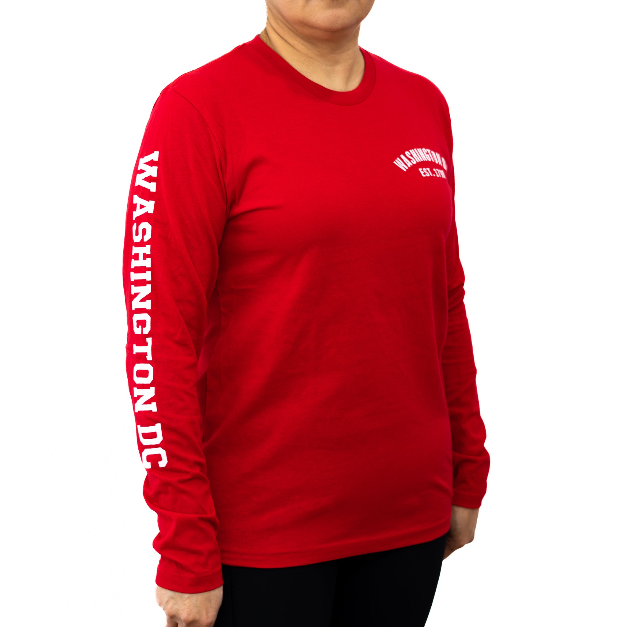 Washington DC Long Sleeve T-Shirt (Multiple Colors)