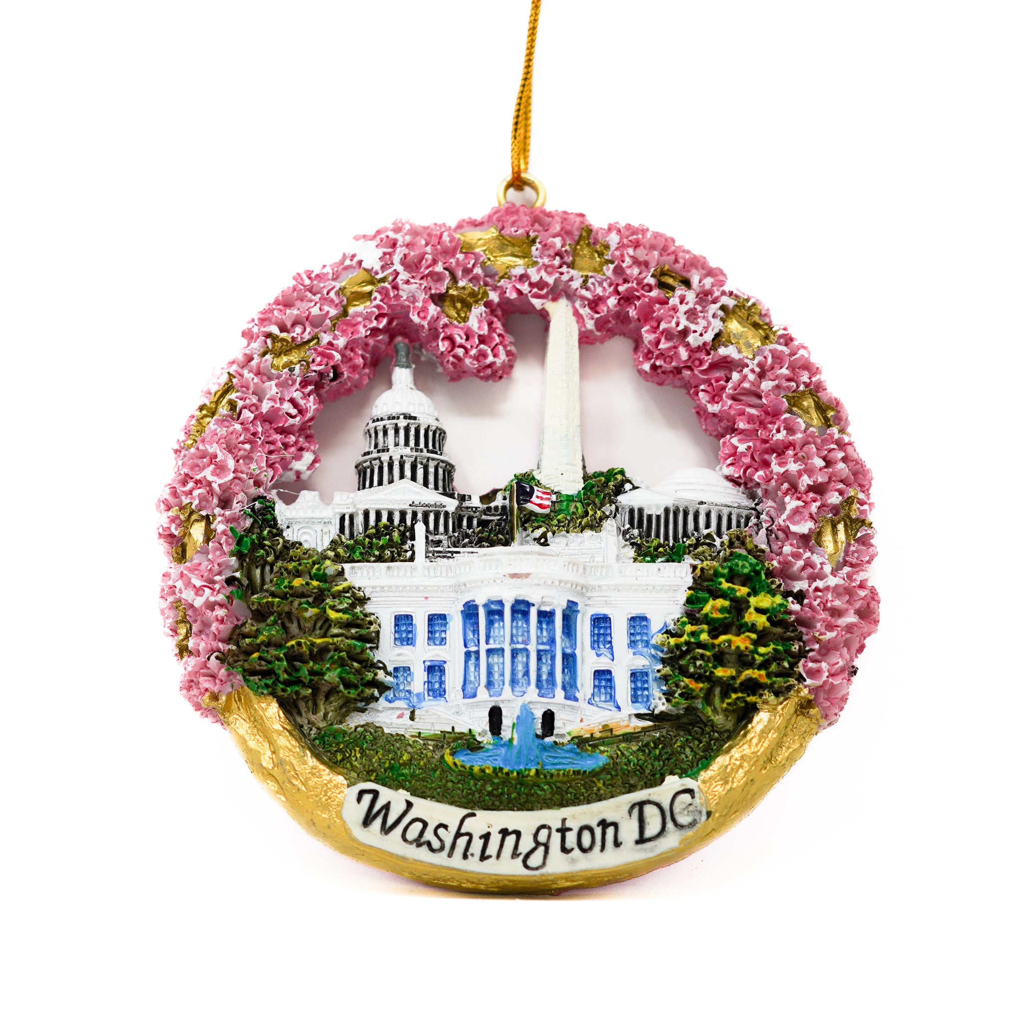 Washington D.C. Cherry Blossom Ornament