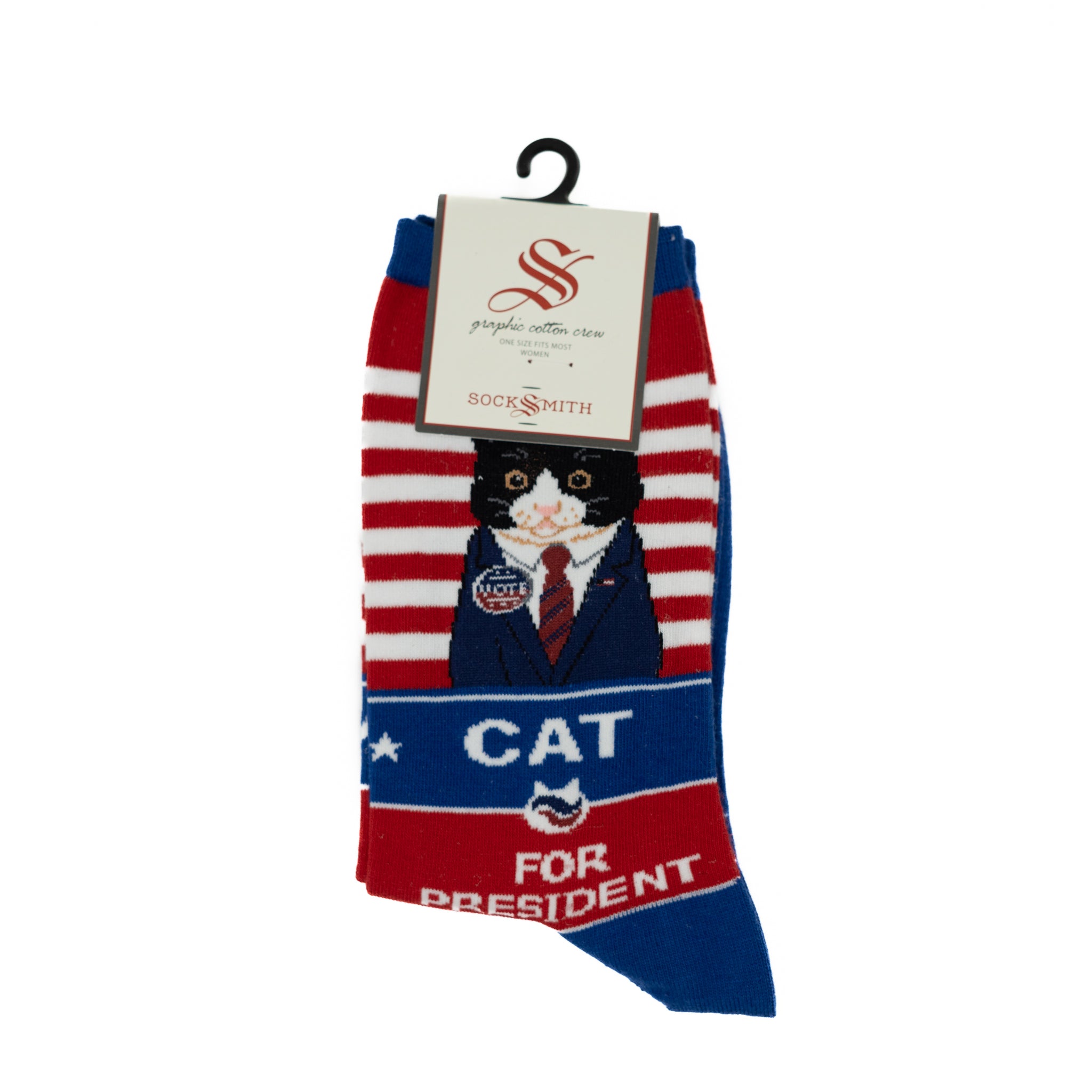 Cat For President Socks