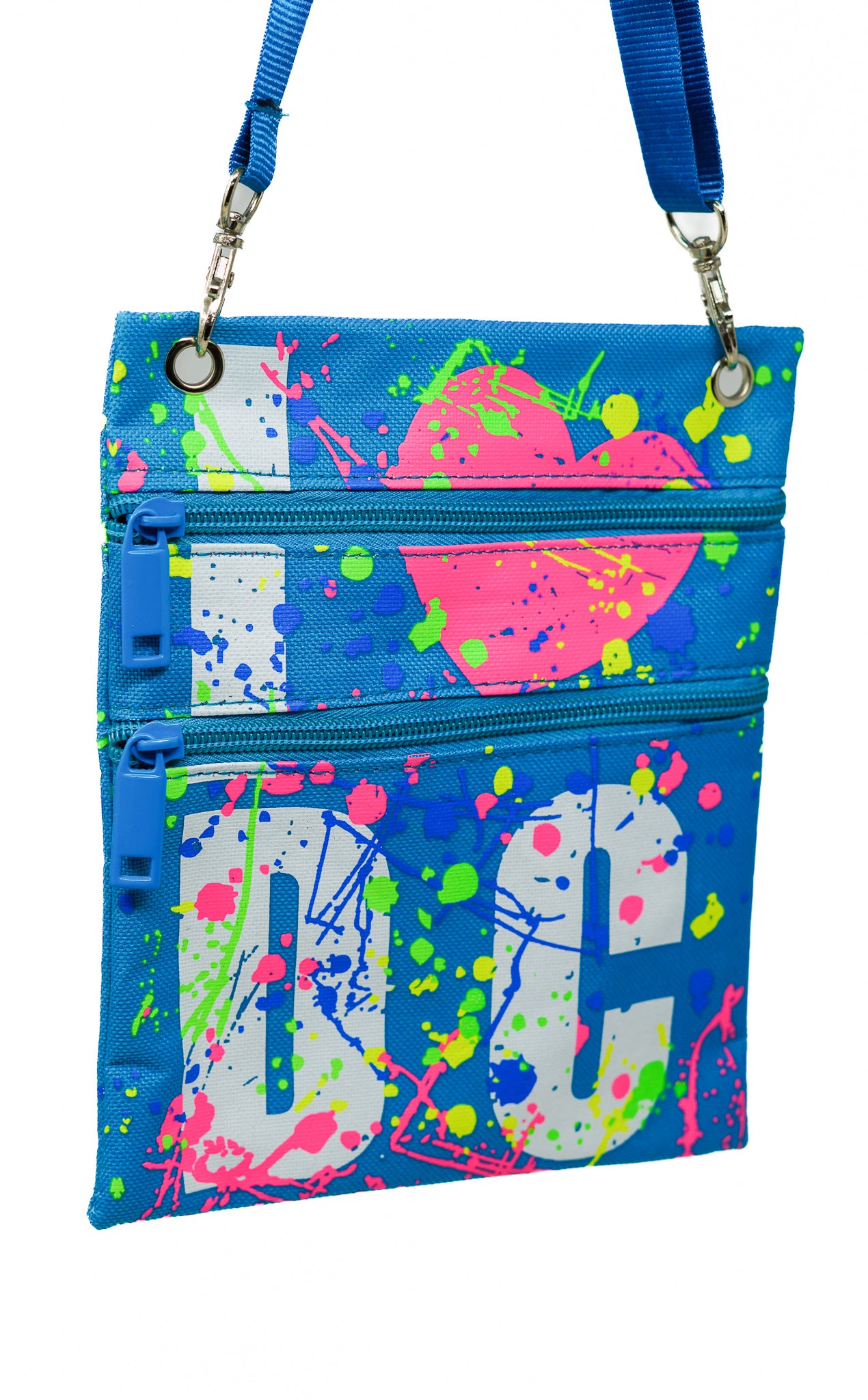 I Love DC Paint Splatter Crossbody Bag
