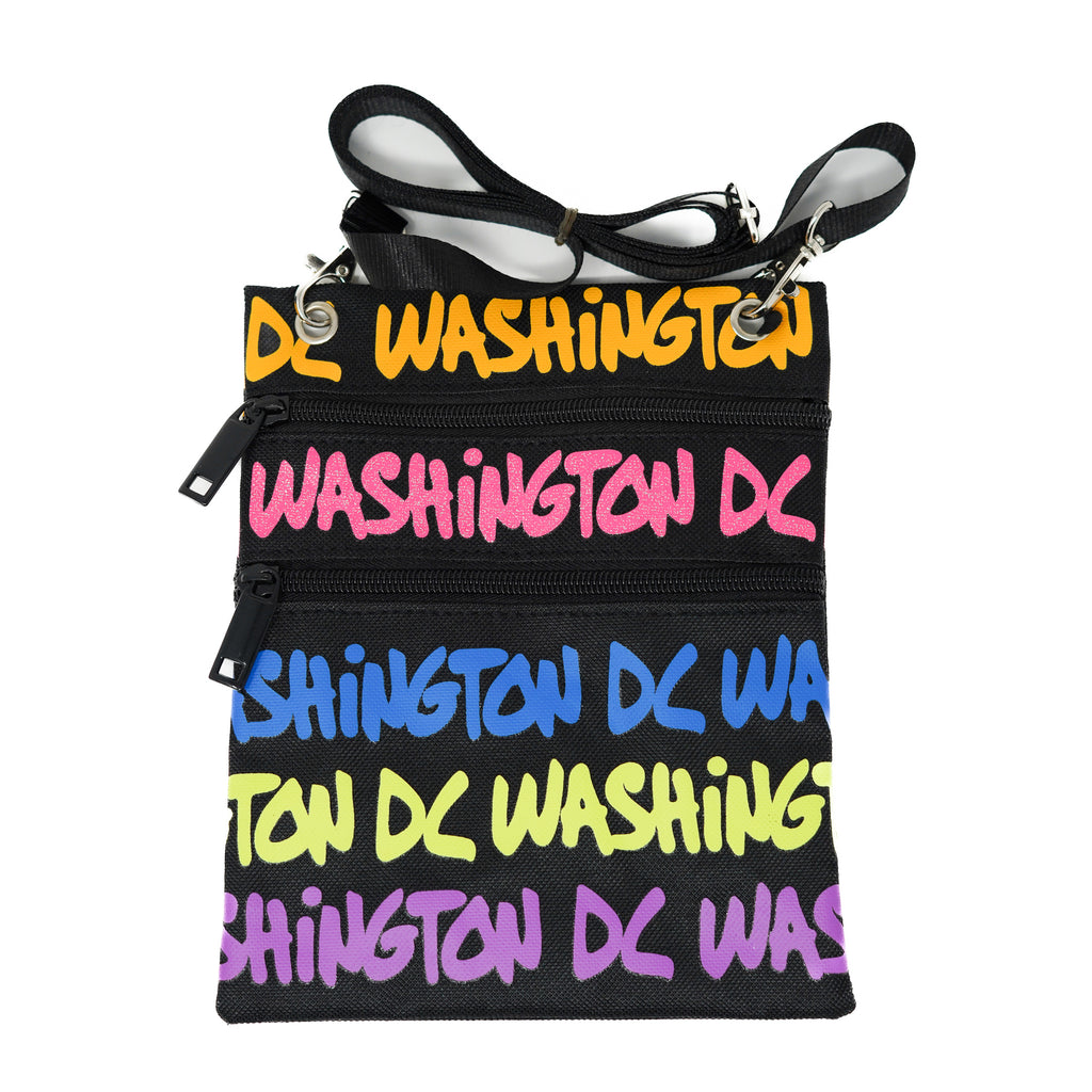 Washington D.C. Graffiti Crossbody Bag
