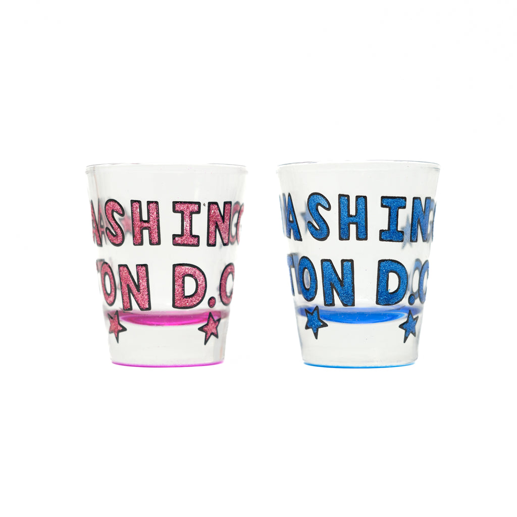 Washington DC Stars Shot Glass (2 Colors)